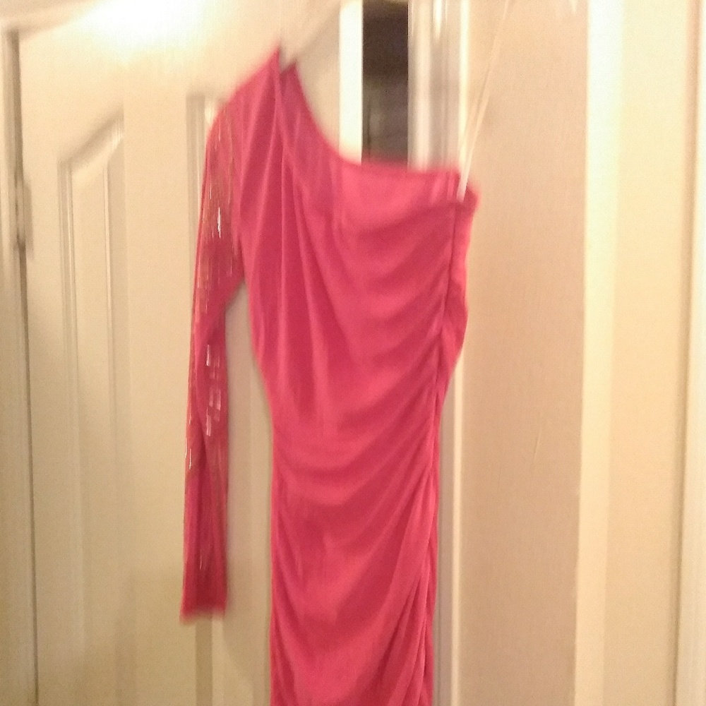 Pink party dress